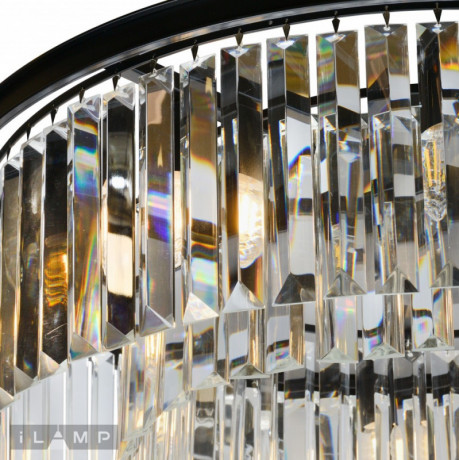 Подвесная люстра iLamp 6102-800 BK