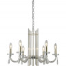 Подвесная люстра Crystal Lux AURELIO SP6 GOLD+CHROME/TRANSPARENT