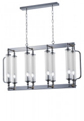 Подвесная люстра Crystal Lux TOMAS SP8 L1000 CHROME