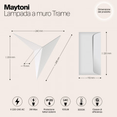 Бра Maytoni Technical C808WL-L3W
