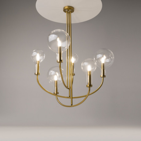 Люстра на штанге Maytoni MOD333PL-06BS