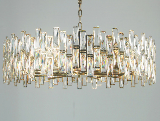 Подвесная люстра Newport 10123+9/C gold