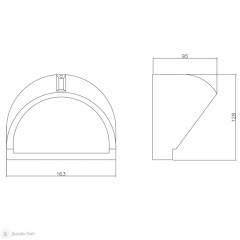 Светильник настенный ARTE Lamp A2801AL-1BK