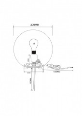 Садово-парковый светильник Maytoni O594FL-01W