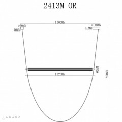 Подвесной светильник iLedex 2413M OR