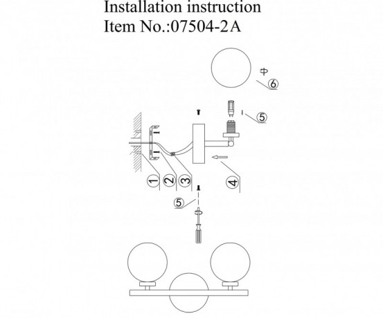 Бра Kink Light 07504-2,20