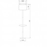 Торшер ARTE Lamp A2102PN-1WH