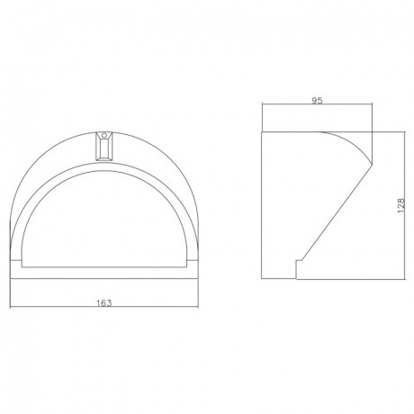 Светильник настенный ARTE Lamp A2801AL-1GY