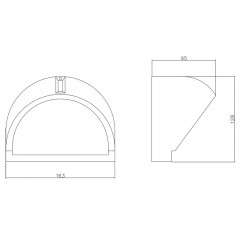 Светильник настенный ARTE Lamp A2801AL-1GY