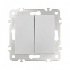 Выключатель Arte Milano 206.30-2.silver