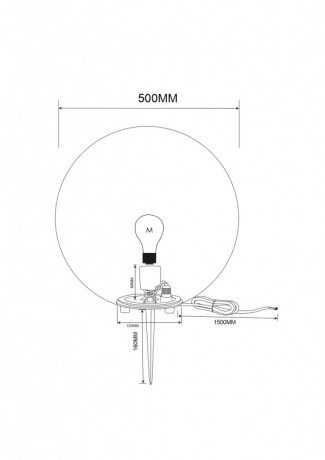 Садово-парковый светильник Maytoni O594FL-01W1