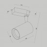 Светильник на шине Maytoni Technical TR003-1-10W3K-M-B