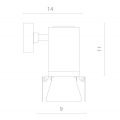 Спот ARTE Lamp A6709AP-1WH