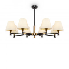 Люстра на штанге Freya FR5098PL-08BBS