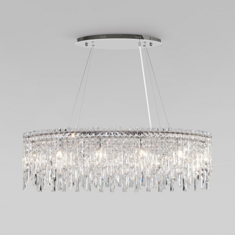 Подвесная люстра Eurosvet 60159/10 хром/хруст Smart