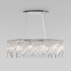 Подвесная люстра Eurosvet 60159/10 хром/хруст Smart