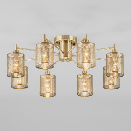 Люстра на штанге Eurosvet 70109/8 античная бронза