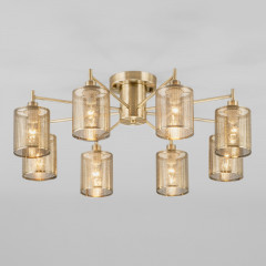 Люстра на штанге Eurosvet 70109/8 античная бронза