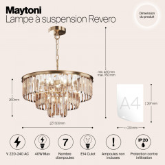 Каскадная люстра Maytoni MOD085PL-07BS