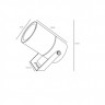 Накладной уличный светильник ARTE Lamp A3303AL-1WH