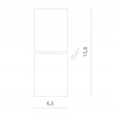 Накладной светильник Divinare 1800/02 PL-1