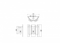 Бра Freya FR5198WL-01BS