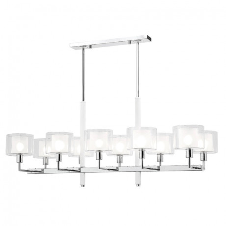 Люстра на штанге Crystal Lux MAESTRO SP-PL10 L1100 CHROME