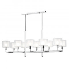 Люстра на штанге Crystal Lux MAESTRO SP-PL10 L1100 CHROME