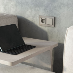 Выключатель Werkel W1210004 дымчатый