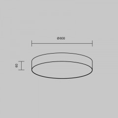 Накладной светильник Maytoni Technical C032CL-90W3K-RD-MG
