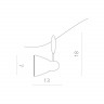 Светильник на шине ARTE Lamp A3058PL-1BK