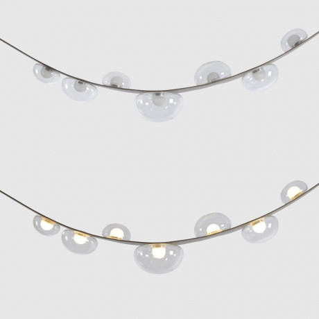 Подвесной светильник Crystal Lux BOSQUE SP7 L3000 GREY/TRANSPARENT