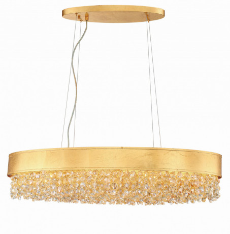 Подвесная люстра Lucia Tucci fabian 1555.8 gold leaf