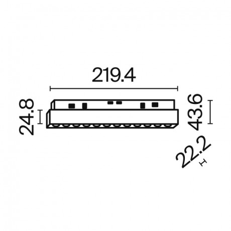 Светильник на шине Maytoni Technical TR031-4-12WTW-DD-B