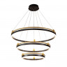 Каскадная люстра Crystal Lux FERNANDO SP158W LED BLACK/GOLD