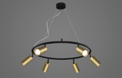 Подвесная люстра Crystal Lux CLT 015C6 D600 BL-GO