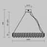 Подвесная люстра Maytoni MOD336PL-L170G3K