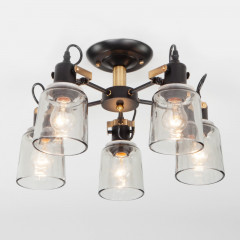 Люстра на штанге Eurosvet 70111/5 черный