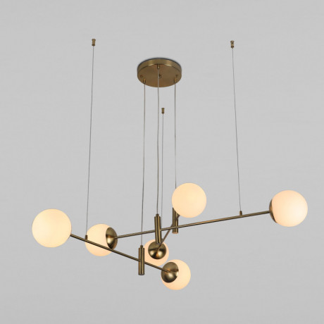 Подвесная люстра Eurosvet 70146/6 латунь
