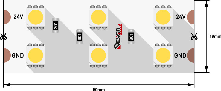 Лента DesignLed DSG5120-24-W-33