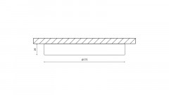 Накладной светильник DesignLed KH-R175-15-NW