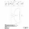 Бра iLamp 9285W GL SM