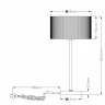 Настольная лампа ARTE Lamp A1021LT-1SS