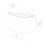 Бра ARTE Lamp A1429AP-1WH