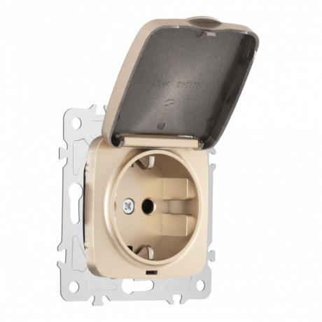 Розетка Arte Milano 205.41-1.shampan