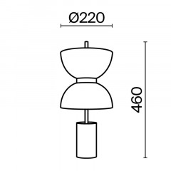 Настольная лампа Maytoni MOD178TL-L11W3K