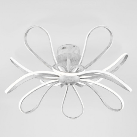 Накладная люстра Eurosvet 90134/12 белый с серебром