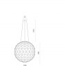 Подвесная люстра Divinare 1610/02 SP-140