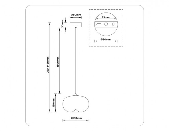 Подвесной светильник Ambrella Light LH11083