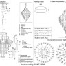 Каскадная люстра Crystal Lux POINT SP39